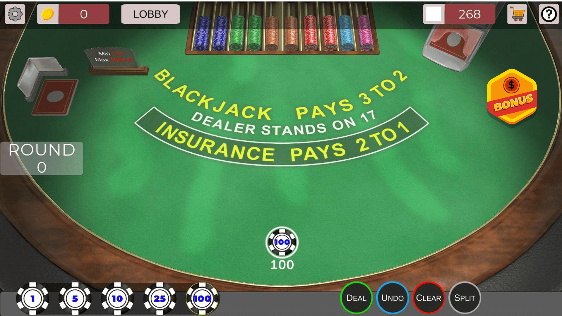 Casino Game Black